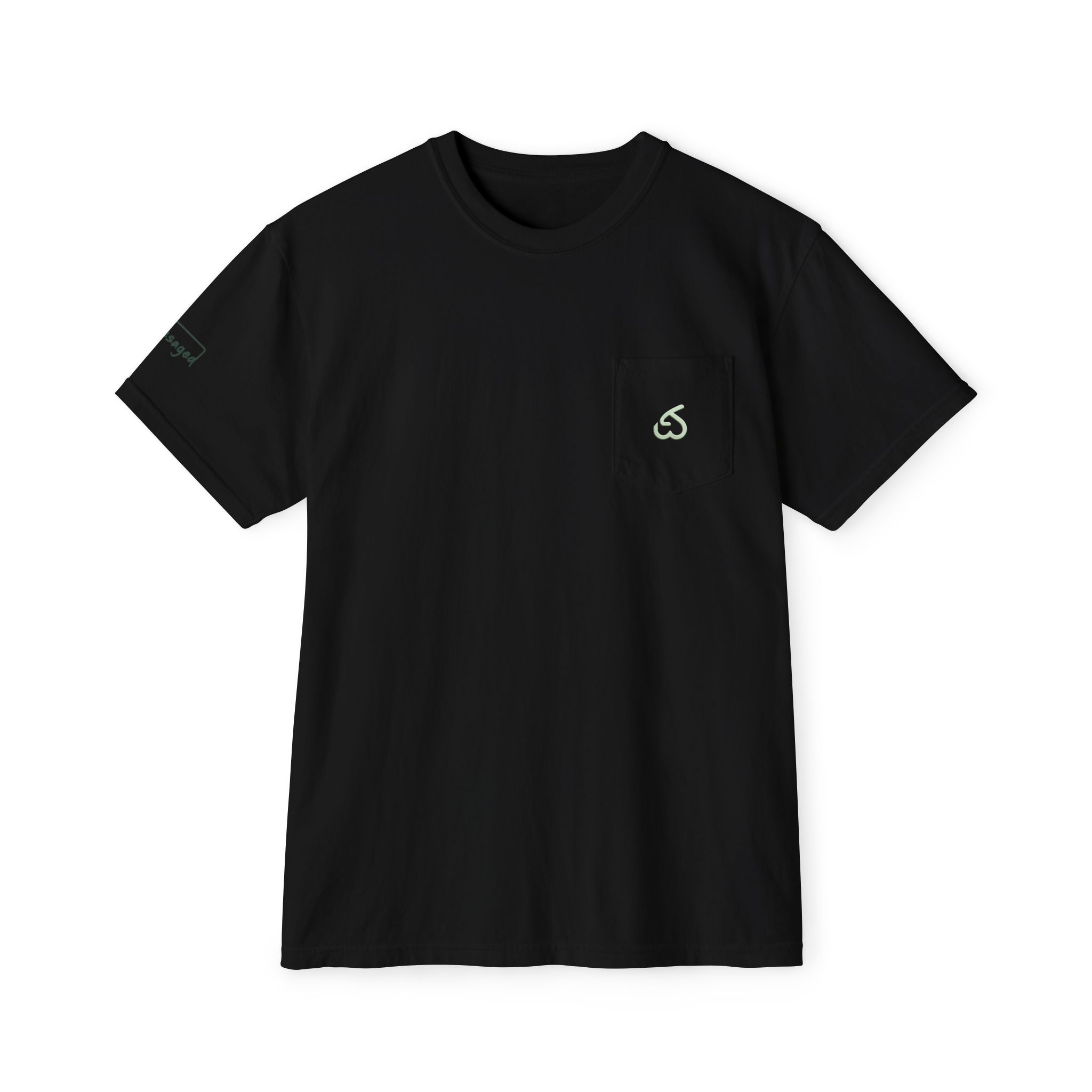 Pocket T-Shirt — Minimalist Beach Surf Graphic Pocket Tee - Image 13