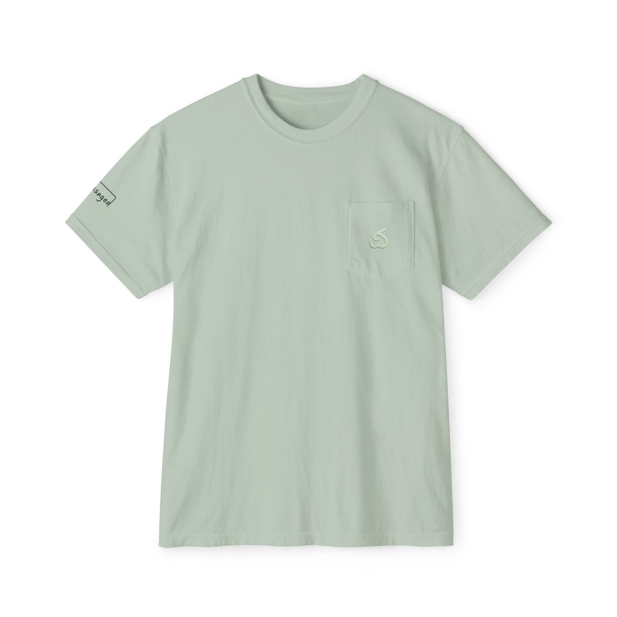 Pocket T-Shirt — Minimalist Beach Surf Graphic Pocket Tee - Image 9