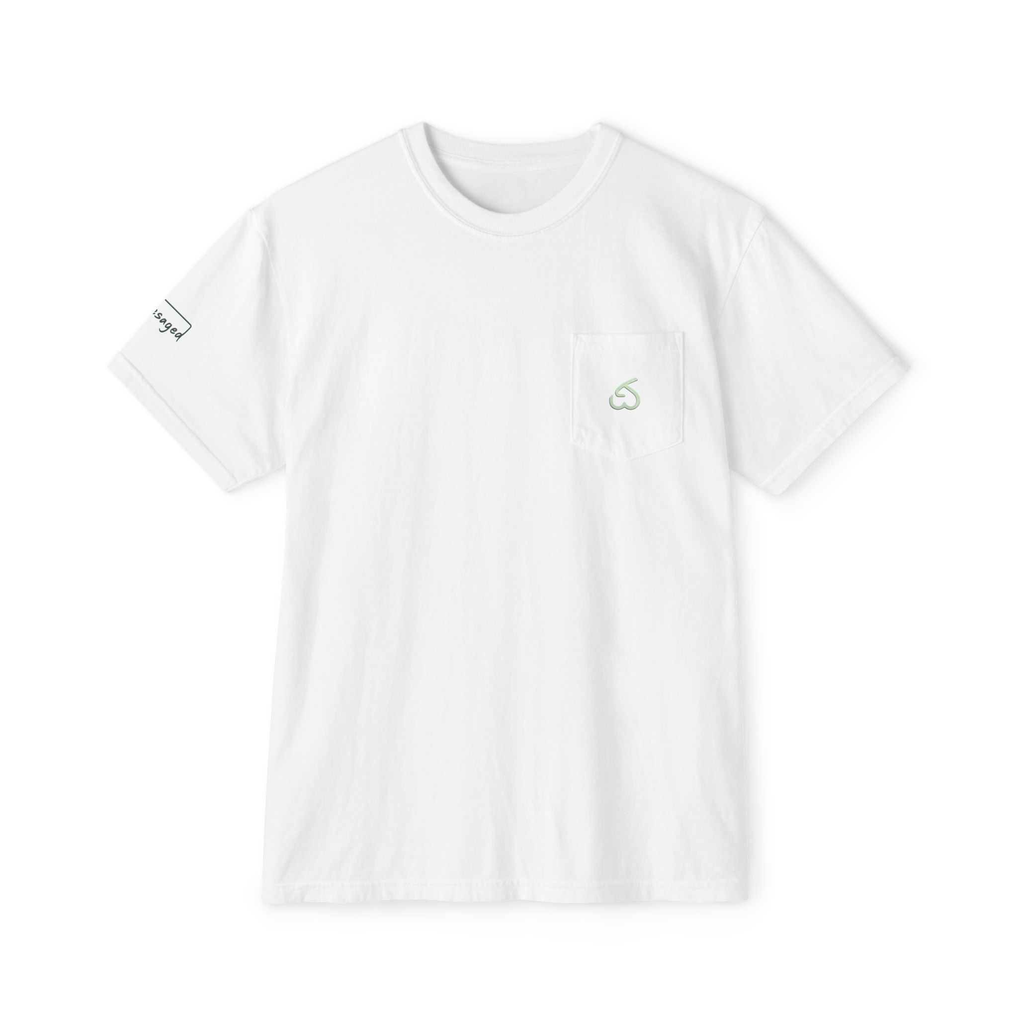 Pocket T-Shirt — Minimalist Beach Surf Graphic Pocket Tee - Image 5